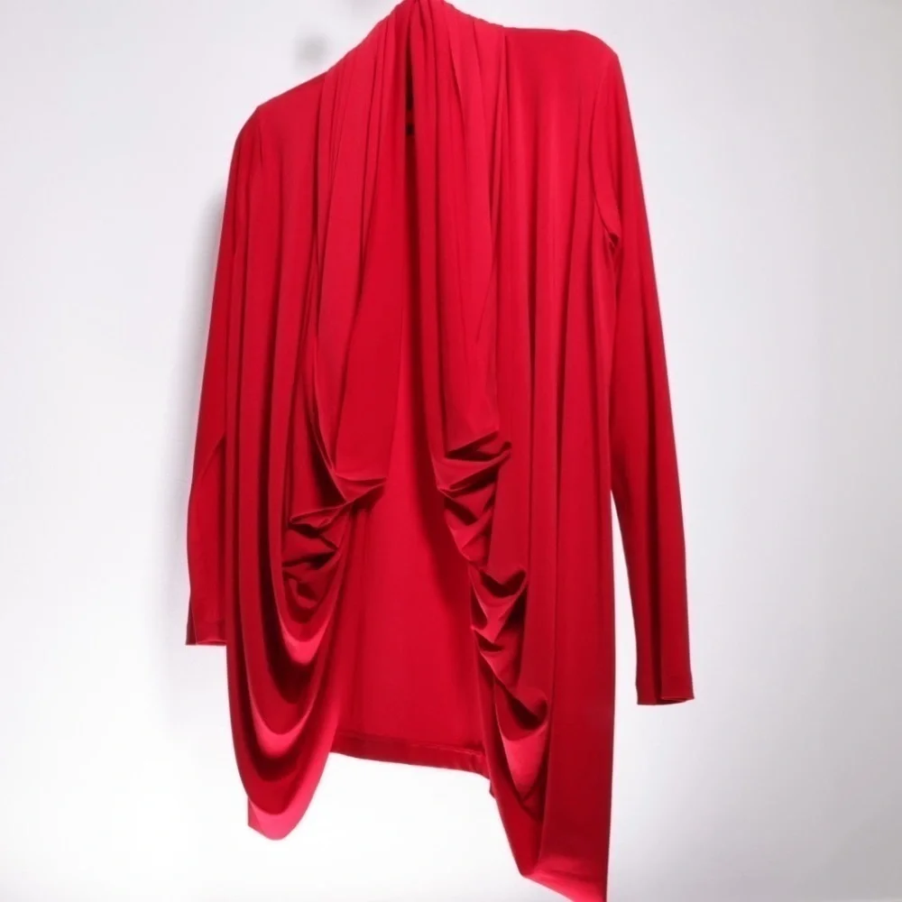 Like new Norma Kamali open flowy long cardigan, size XS - Picture 8 of 16